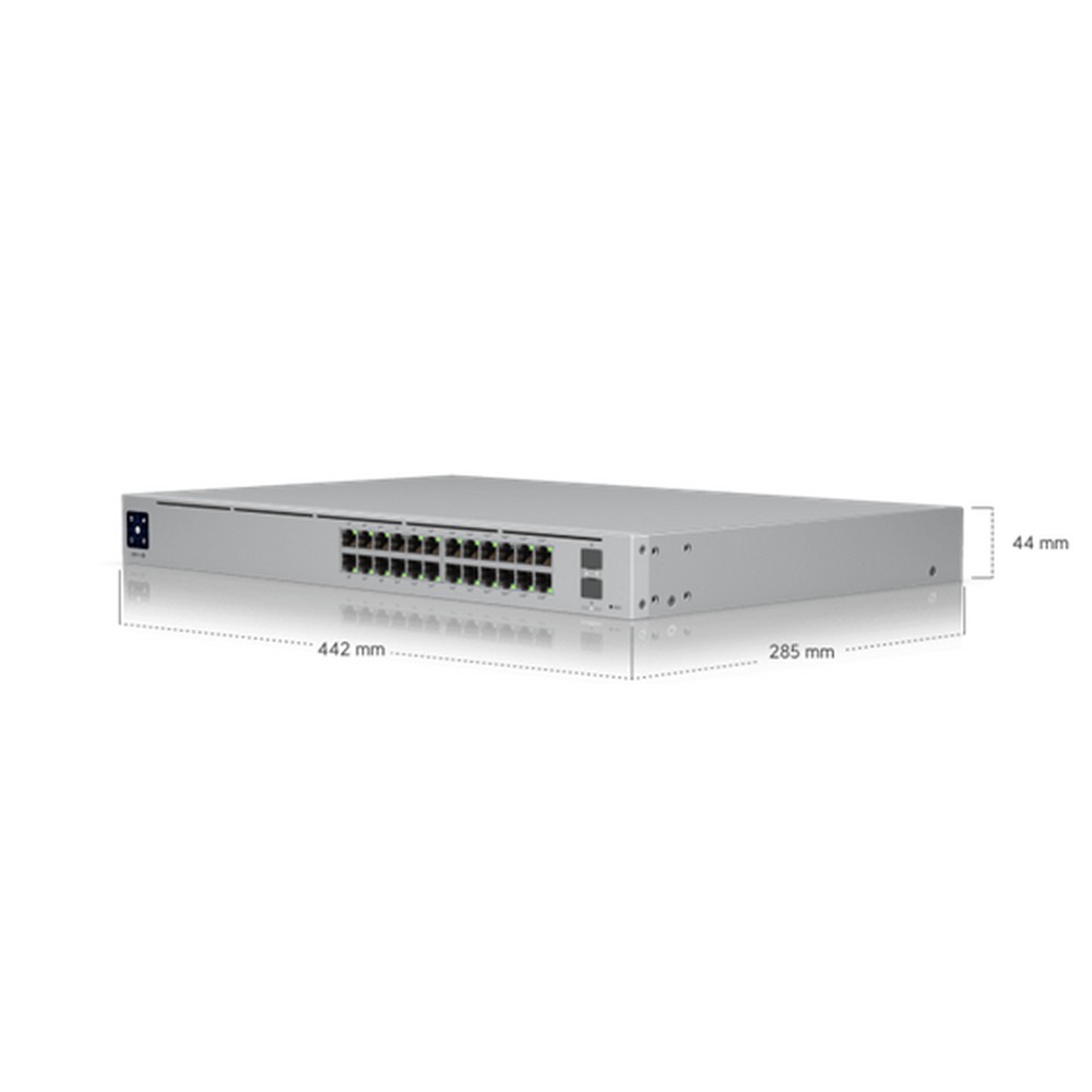 Switch PoE+ Gerenciável Ubiquiti UniFi USWPRO24POEBR 50W 24 Portas Gigabit 2 SFP
