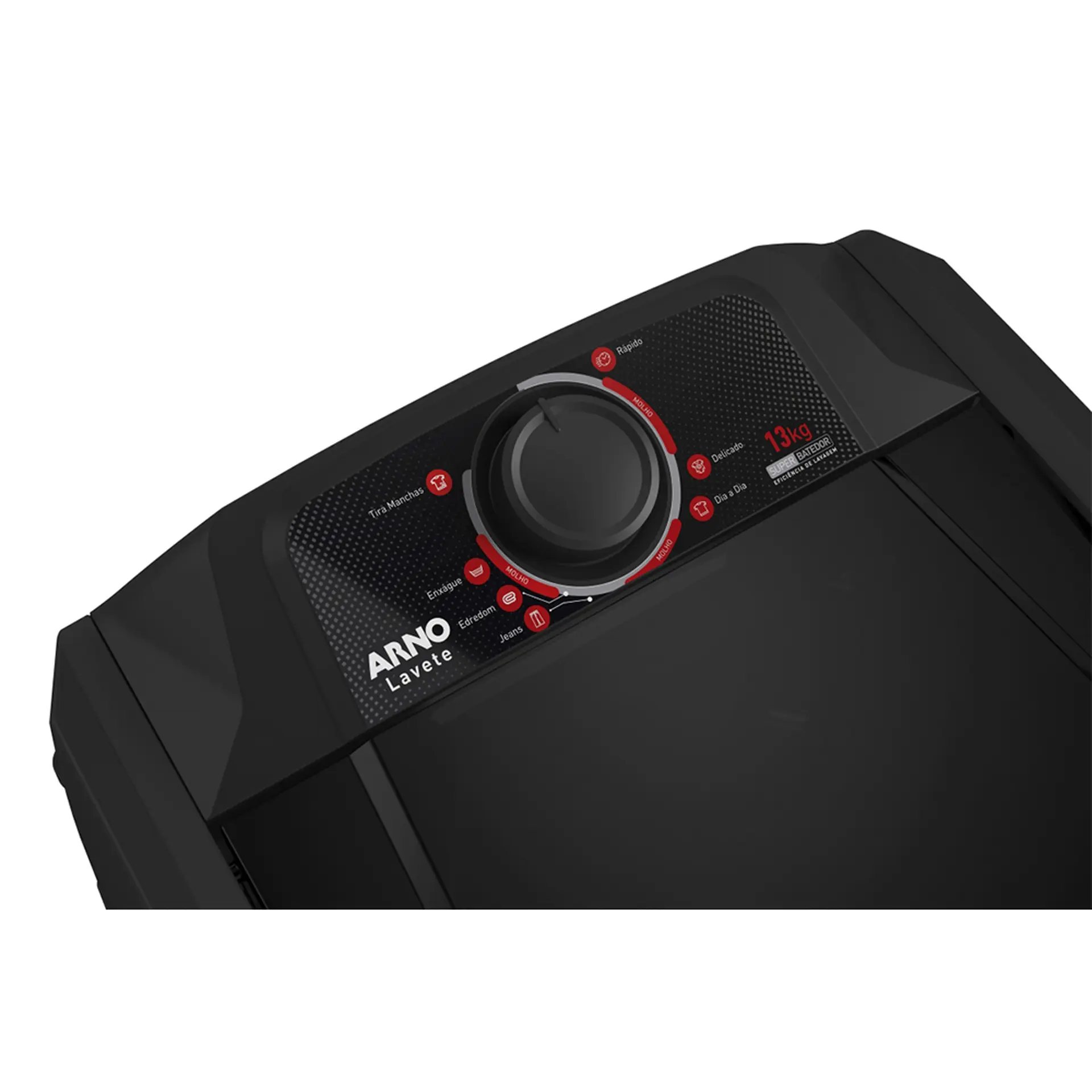Máquina de Lavar Arno Lavete 13Kg Timer 120004540 - Preto - 220 Volts
