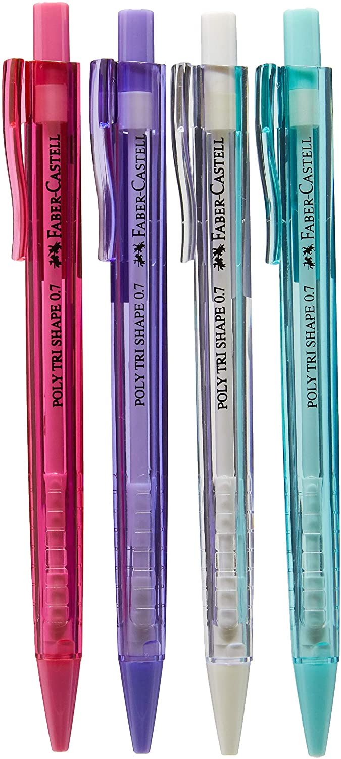 Lapiseira Faber Castell Poly Tri Shape 0.7mm Unidade Colors Sortido