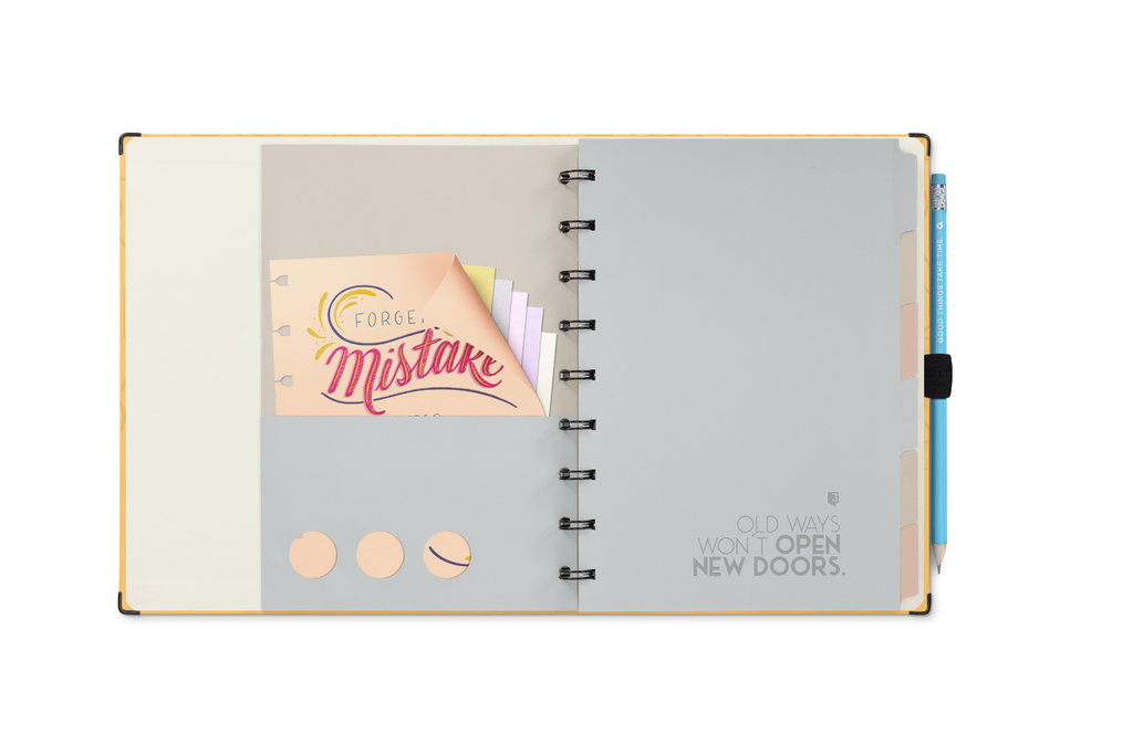 Caderno Ótima Argolado A5 System Flex Maxi Orna Moderna Sortido