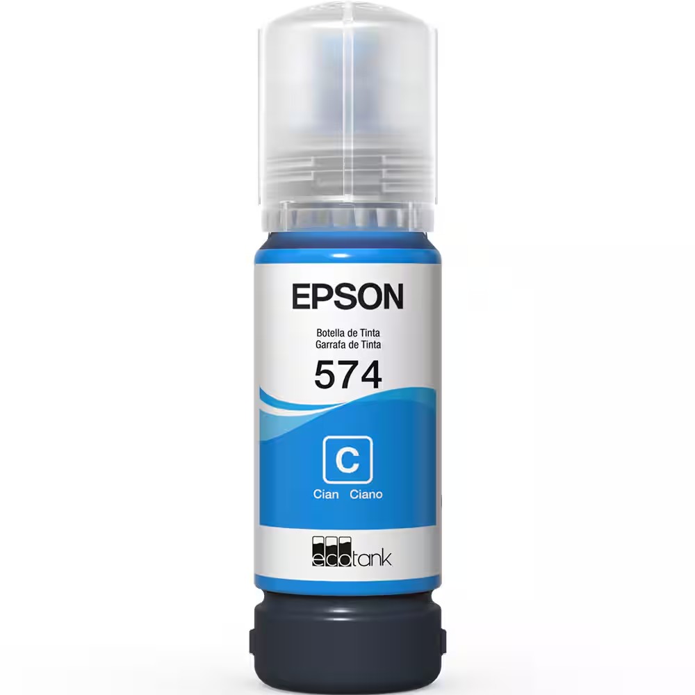 Tinta para Cartucho Epson Ciano Original T574220 7.200 páginas para L8050 L18050