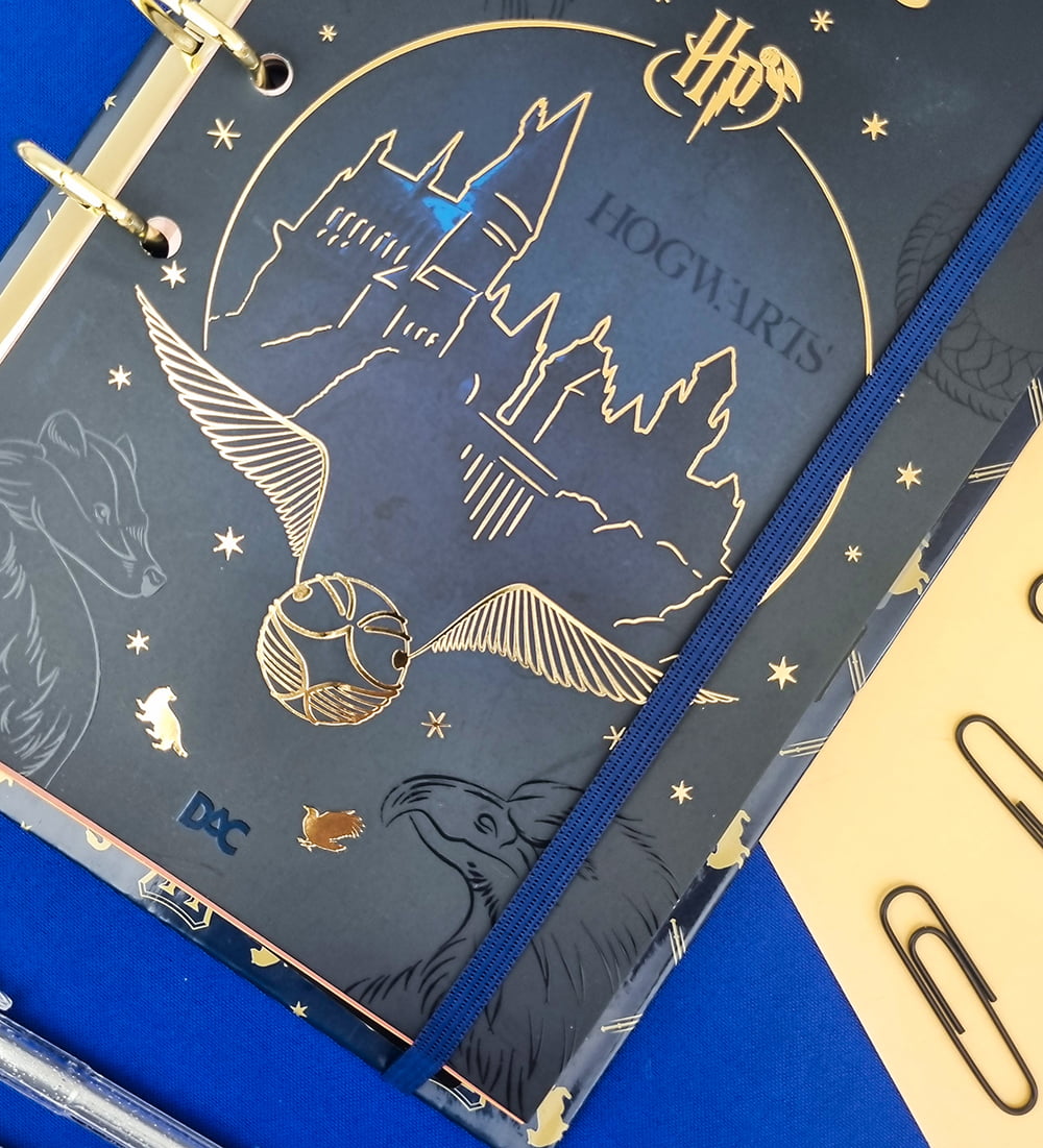 Fichário DAC Colegial Harry Potter 144 Folhas sem Lombo