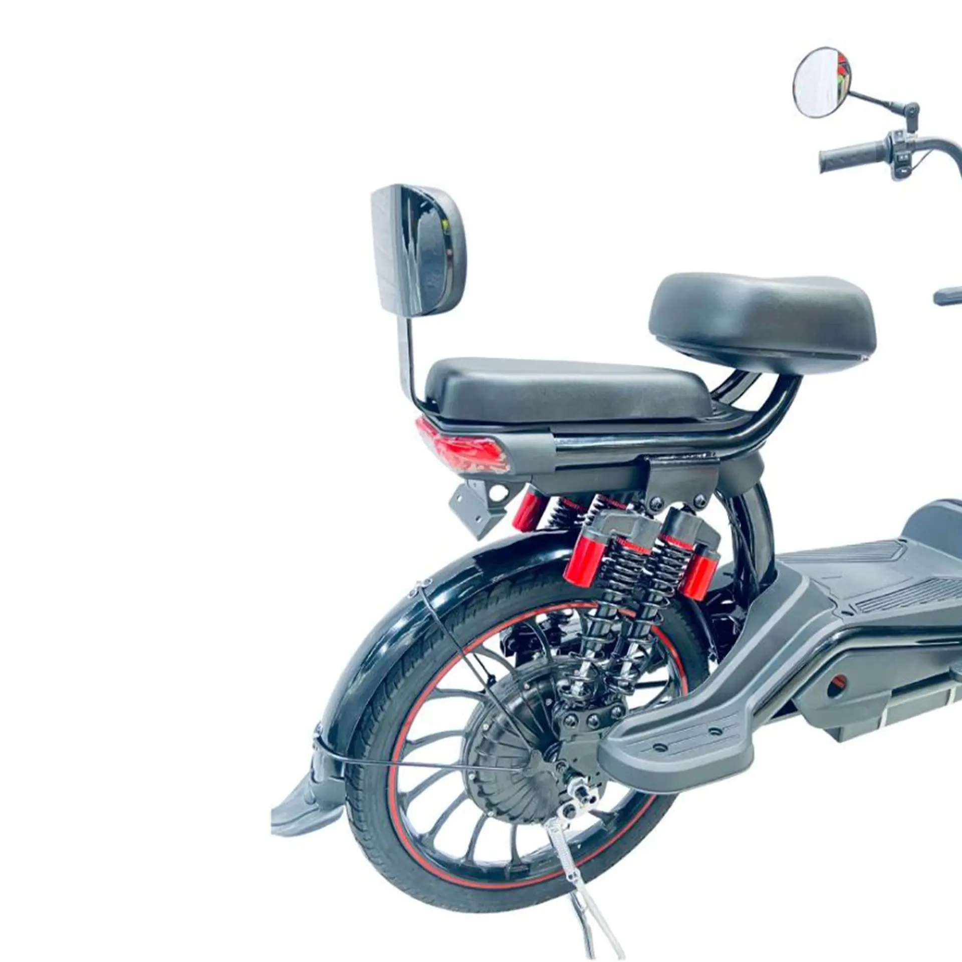 Bicicleta Elétrica Aro 14 Elemovi Urban 500W Freio a Disco Manopla de Aceleração - Preto - Bivolt