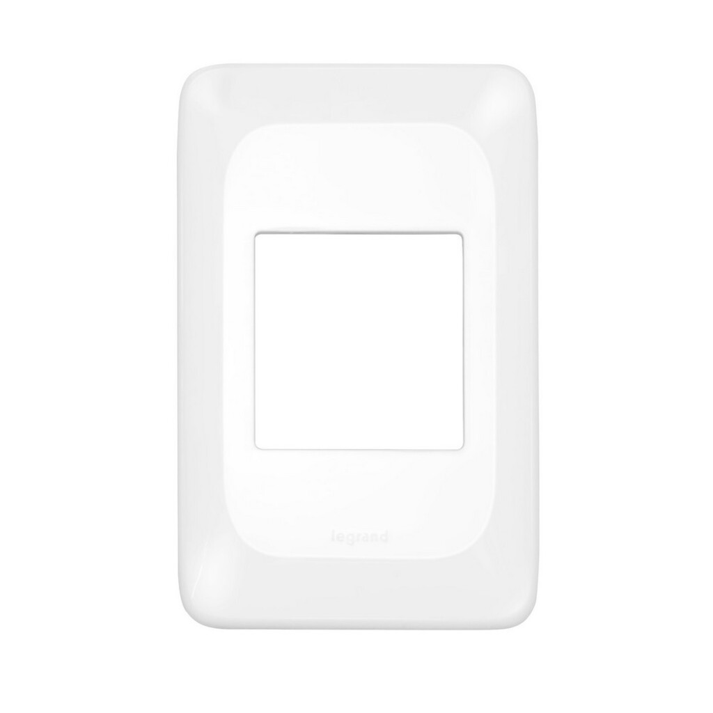 Espelho 4x2 para 2 Módulos Pial PoP I Legrand Branco - LGP22 - com Suporte