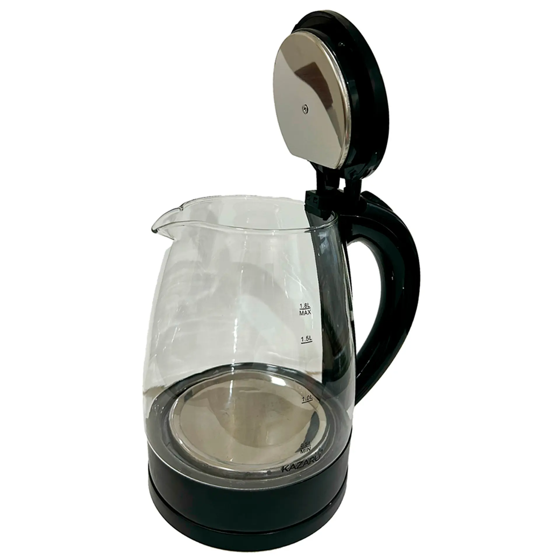 Chaleira Elétrica Done Glass 1,8L 1500W Bivolt - Transparente - 110 Volts