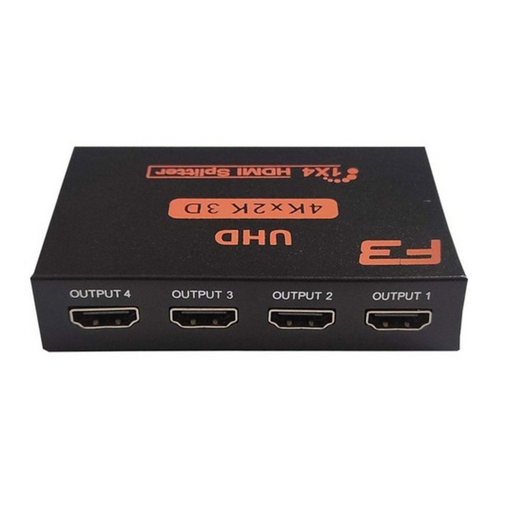 Splitter com 1 Entrada HDMI e 4 Saídas HDMI 4K F3 - 473