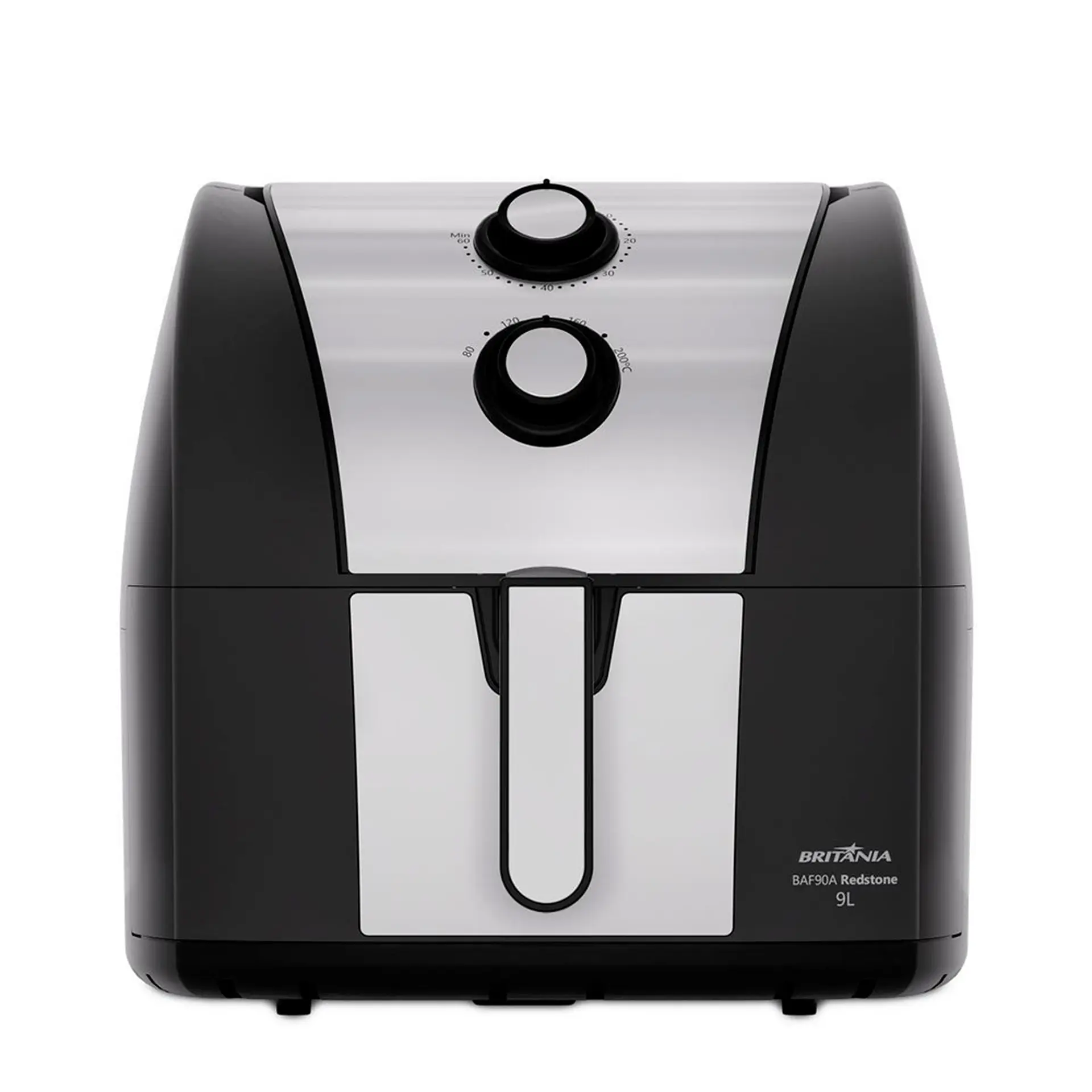 Fritadeira Elétrica Air Fryer Britânia BAF90A 9L 2000W - Preto/Inox - 110 Volts