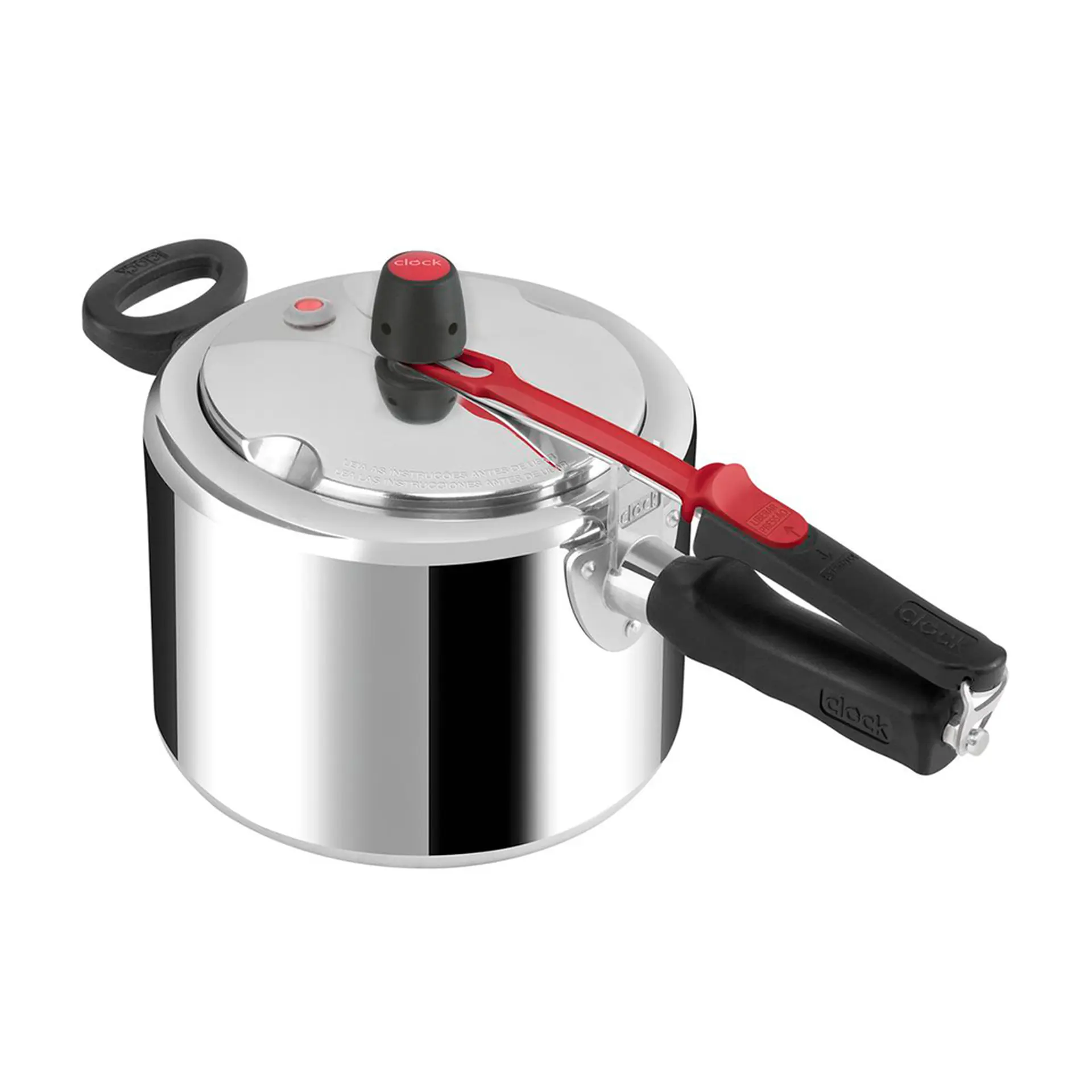 Panela de Pressão Clock Alumínio Polido 4,5L Original