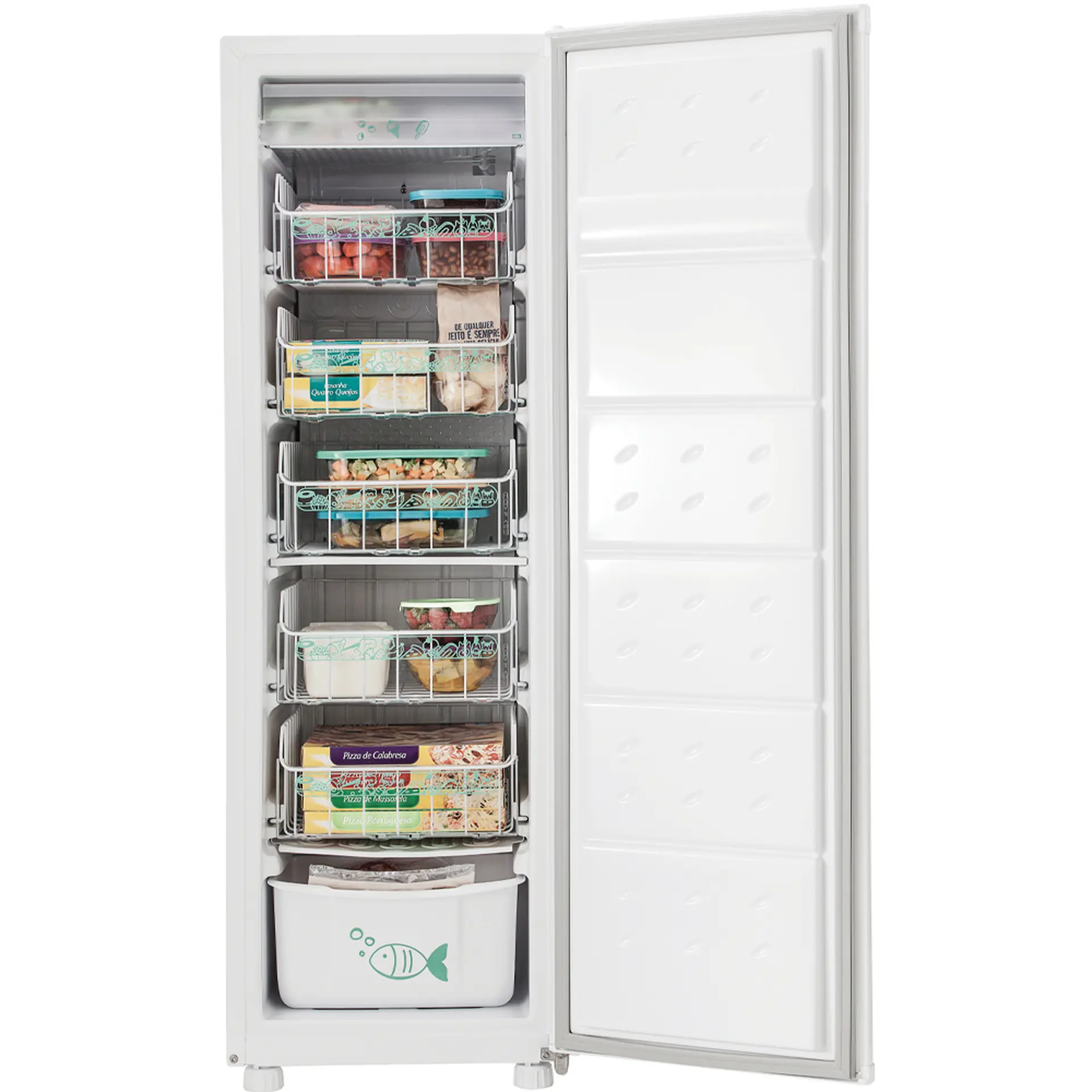 Freezer Consul 142L 1 Porta Vertical Degelo Manual CVU20GB - Branco - 220 Volts