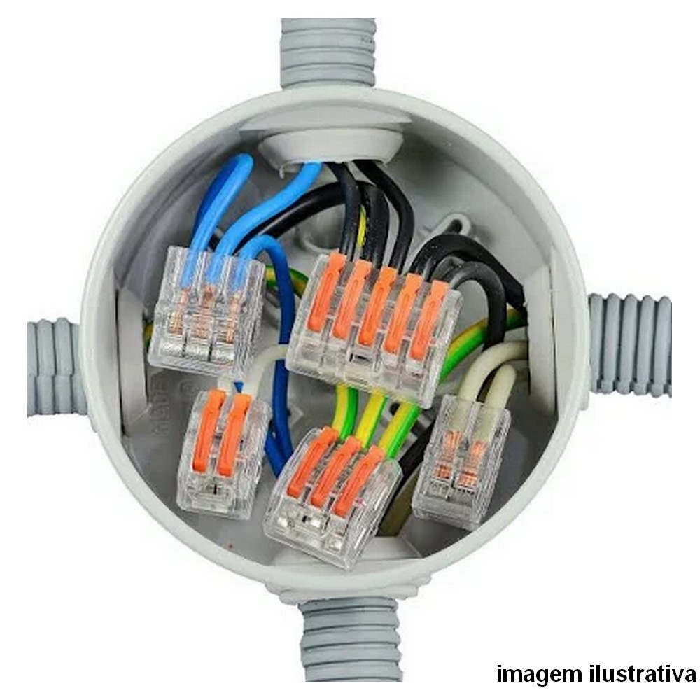 Conector Emenda Elétrica 3 Vias Seccon WETPCT413 Unitário