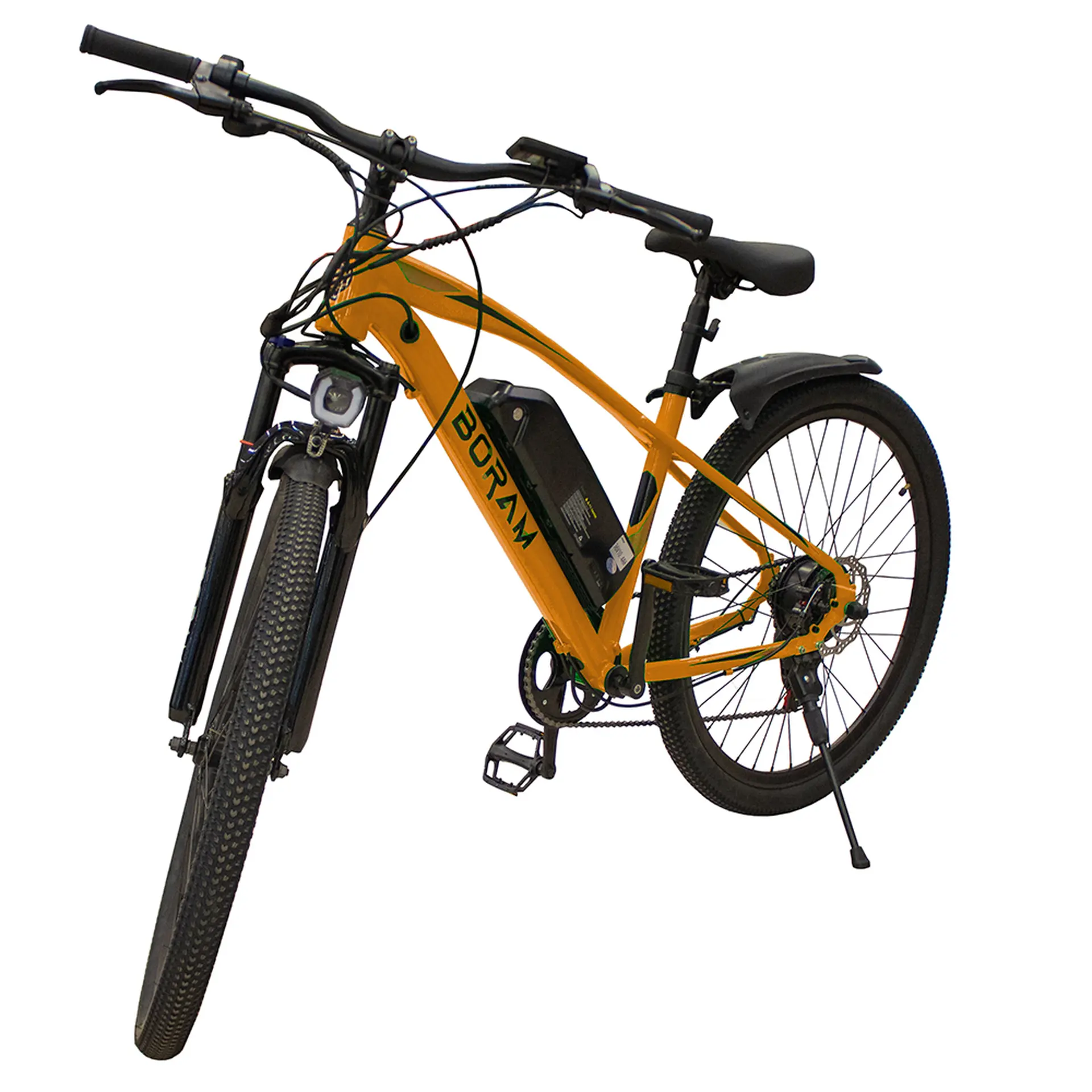 Bicicleta Elétrica Aro 27,5 Boram Bike 250W Pedal Assistido e Acelerador - Laranja - Bivolt