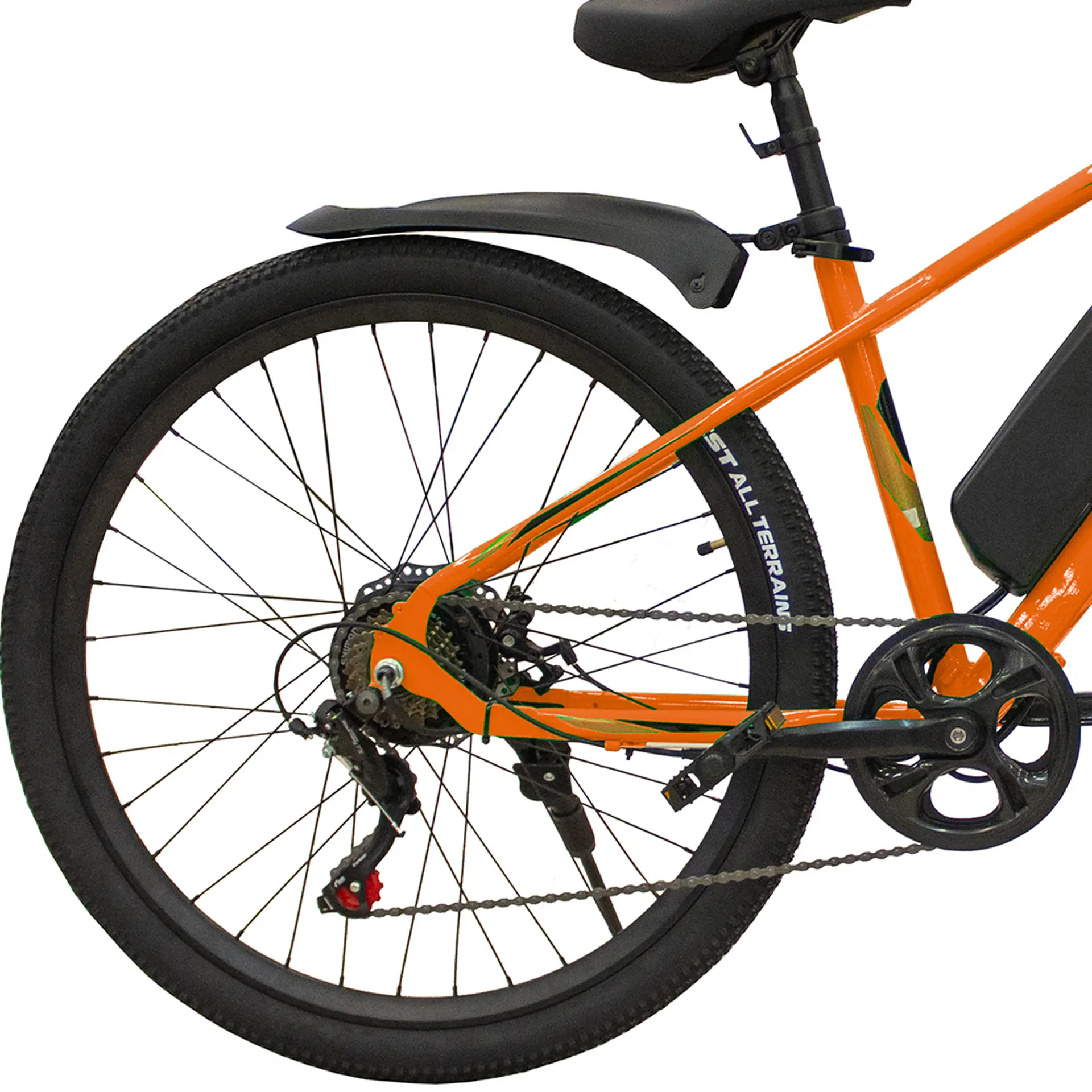Bicicleta Elétrica Aro 27,5 Boram Bike 250W Pedal Assistido e Acelerador - Laranja - Bivolt