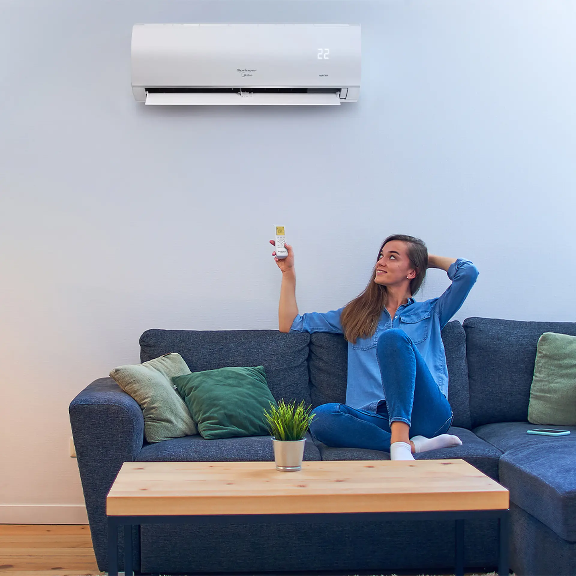 Ar Condicionado Split Inverter AirVolution 12.000 BTUs Springer Midea Frio - 220 Volts