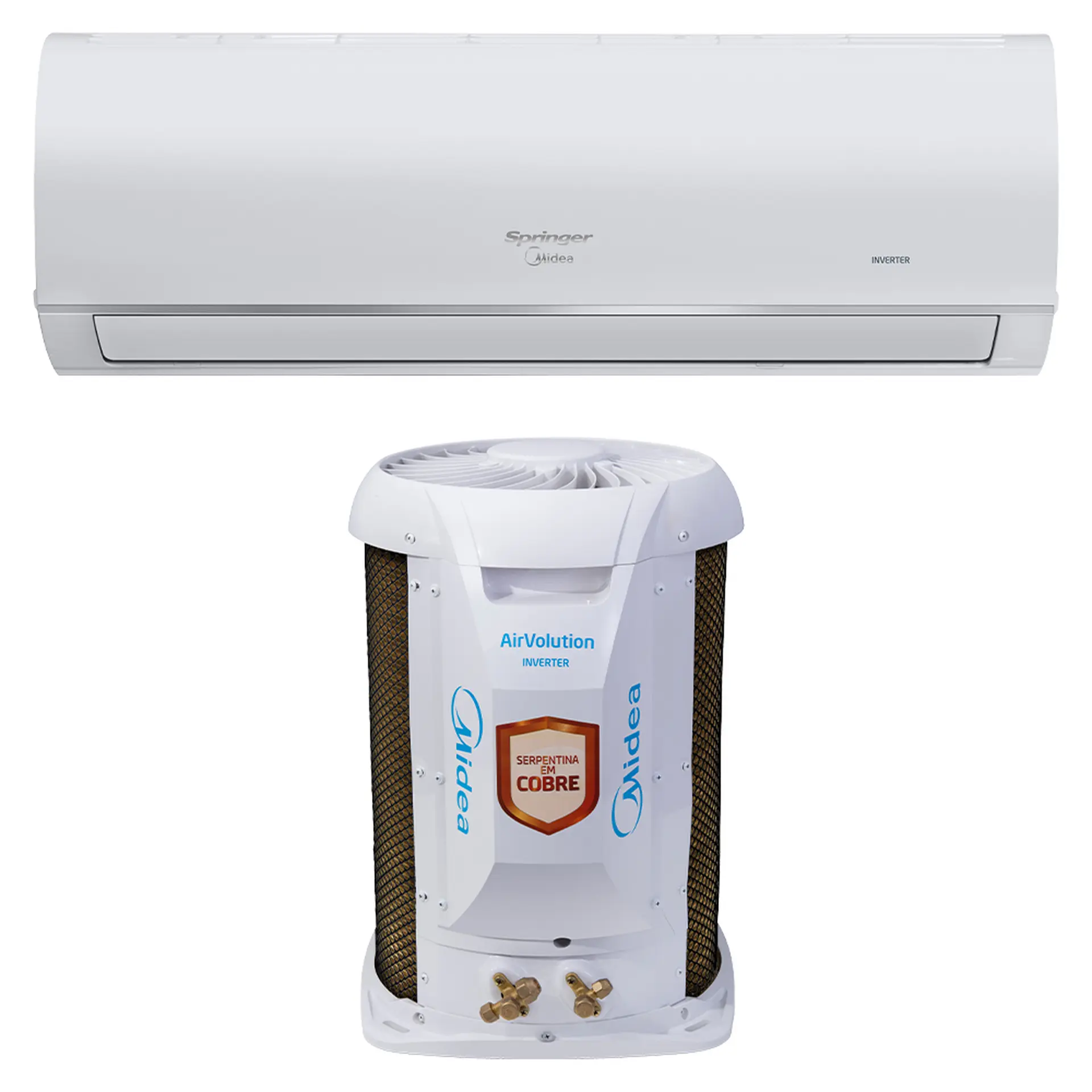 Ar Condicionado Split Inverter AirVolution 12.000 BTUs Springer Midea Frio - 220 Volts