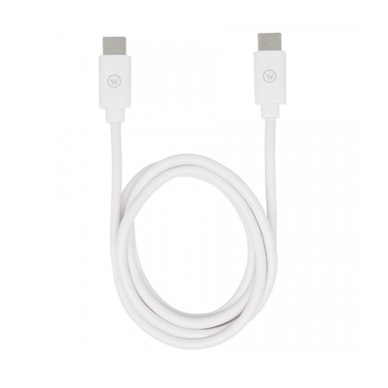 Cabo USB Type-C Macho Type-C Macho 1,2m 3.1 Branco 5+ 0180051