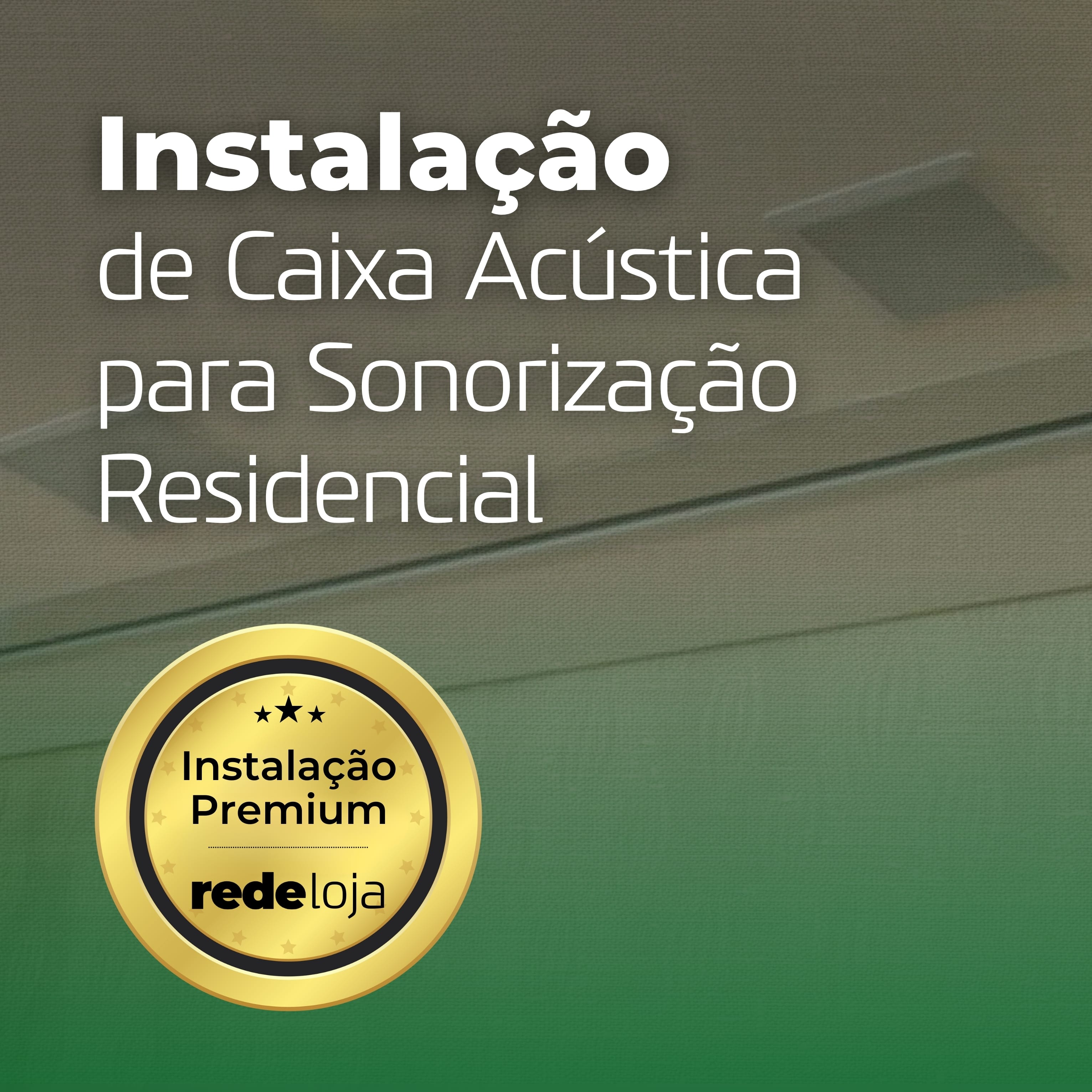 Instalação de Caixa Acústica para Sonorização Residencial