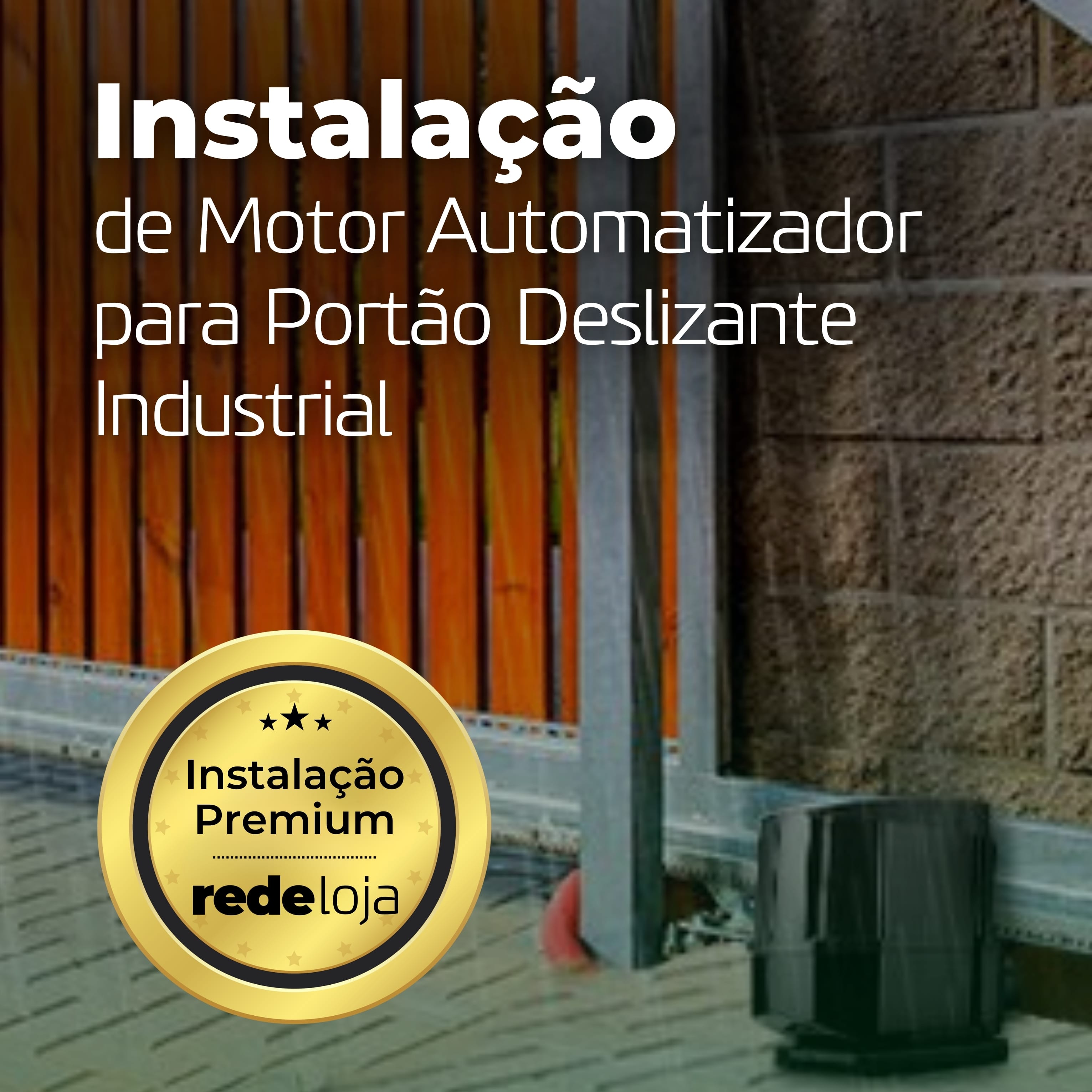 Instalação de Motor Automatizador para Portão Deslizante Industrial